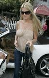 TARA REID Out and About Leaving Mr. Chow 